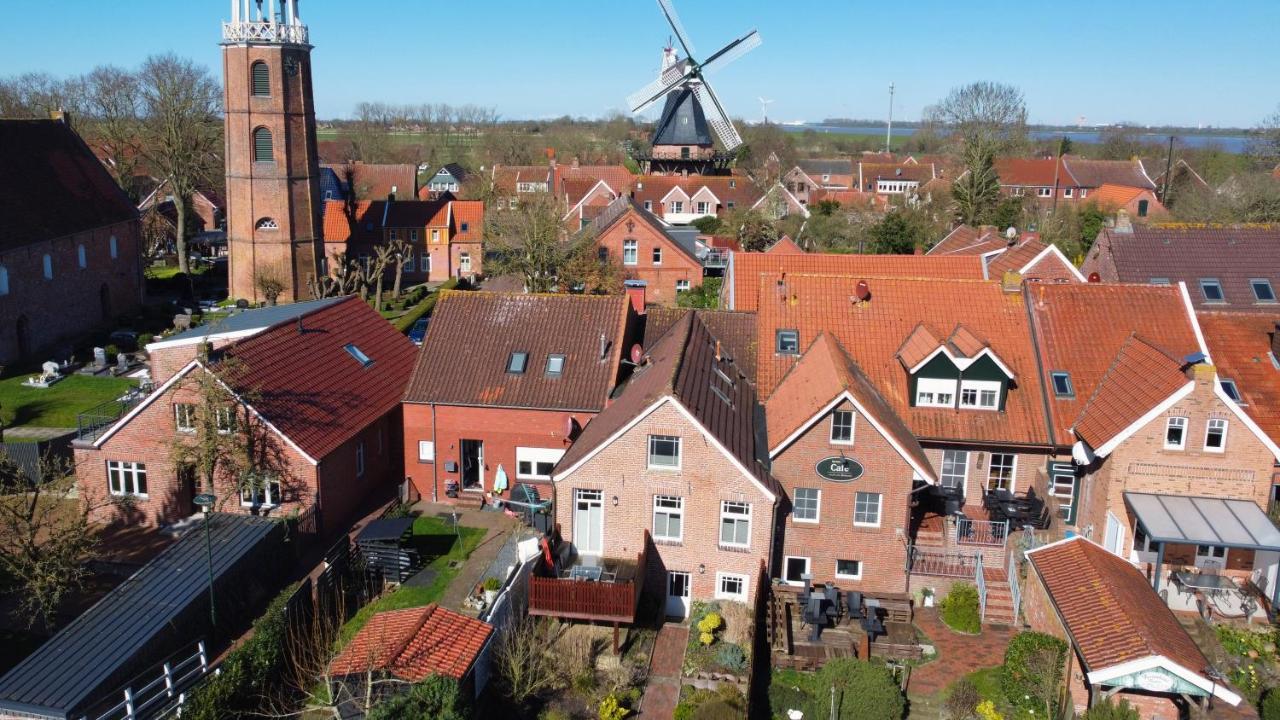 Ms-Apartments I Ferienhaus Sielterrasse Ditzum Luaran gambar